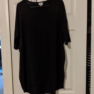 Lularoe Irma Solid Black XL